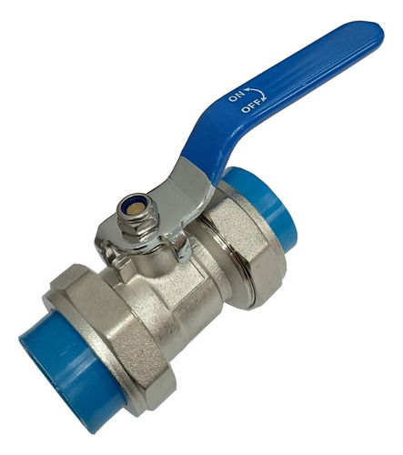 Registro Esfera Ppr Azul 20mm Para Rede De Ar Comprimido
