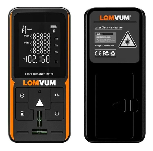 Metro Laser 50 Metros Medidor De Distancia Lomvum