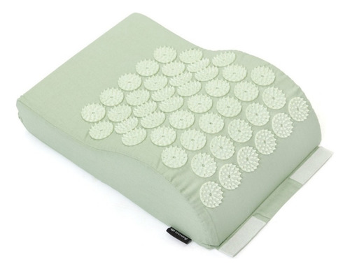 Yogateria Tapete E Almofada Acupressure Acupressão Massagem Cor Verde