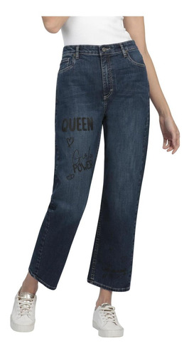 Pantalón Jeans Mom Fit Straight Lee Mujer 34x