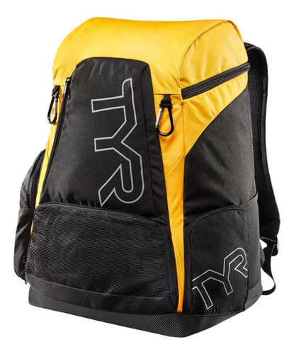 Mochila Para Natacion Tyr Alliance 45l.  Negro/dorado