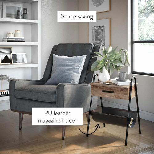 Estructura De Cama Con Plataforma De Metal Y Madera