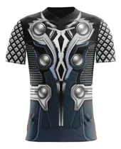 Comprar Camiseta Camisa Cosplay Uniforme Traje Thor 3d Envio Hoje