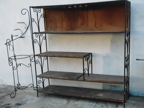 Multi Mueble De Hierro Forjado, Estructura Para Ser Restaura