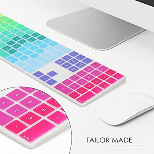 Allinside Rainbow Cover Para iMac Magic Teclado Inalámbrico
