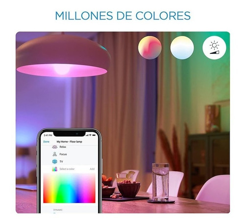 2x Lampara Led Bulb Wiz A60 Wifi Color 9w E27