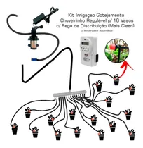 Comprar Kit Irrigação Automático Gotejamento C\u002F Motobomba E Timer