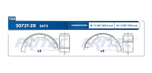 Balatas Traseras Chevrolet K1500 Suburban 1993-1999