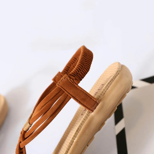 Sandalias Bohemio Planas Elegantes Y Casuales Con Forma H