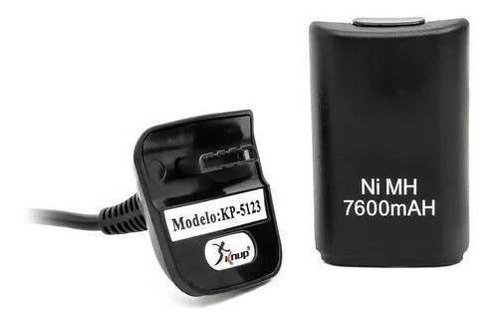 Bateria Para Controle Xbox 360 7600mah Com Carregador