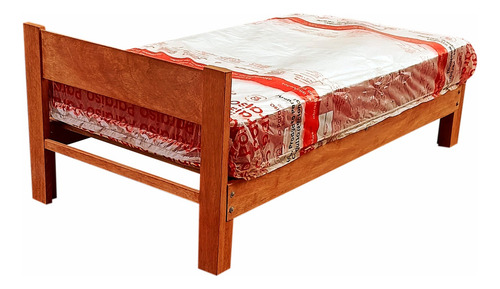 Cama Plaza Y Media,madera Tornillo,modelo Nipon Ii