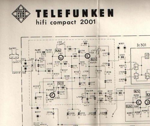 Copia Manual - Esquemario  Hi Fi Compact 2001 Telefunken