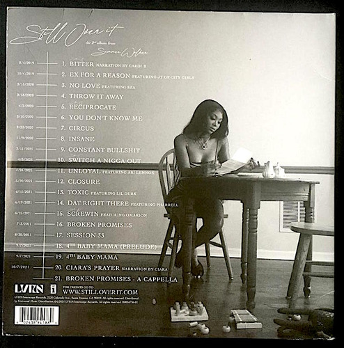 Disco Lp - Summer Walker / Still Over It. Album (2022) (Usado)