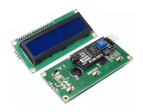 Imagen 2 de 3 de Lcd1602 Con Y Sin Iic/i2c Azul Arduino
