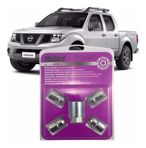 Kit Antifurto Parafuso Mcgard Roda Original Nissan Frontier