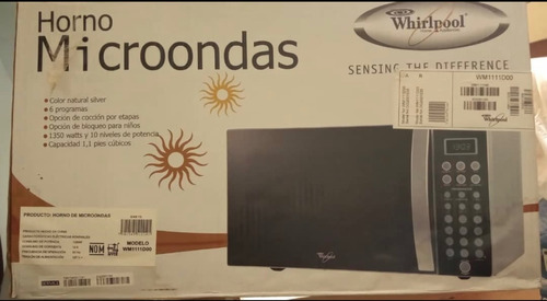 Horno Microondas Whirlpool  Nuevo 