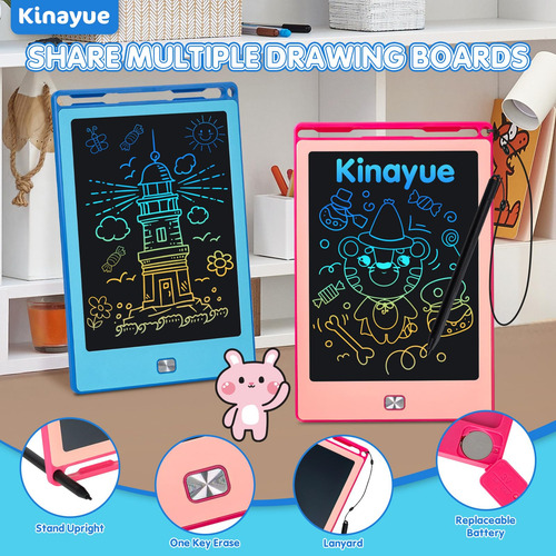 Tableta De Escritura Lcd Kinayue De 8.5 Pulgadas, Paquete De