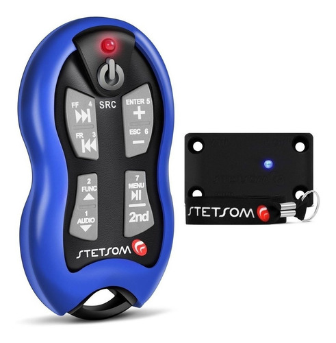 Imagen 1 de 8 de Control Remoto Programable Stetsom Sx2 500 Mts Alcance Azul