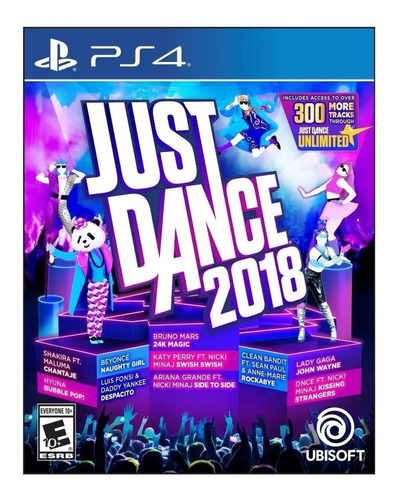 Imagem 1 de 3 de Just Dance 2018 Standard Edition Ubisoft PS4  Físico