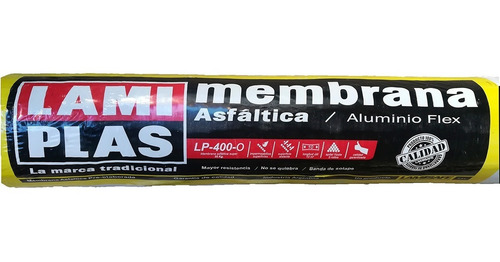 Imagen 5 de 7 de Rollo De Membrana Asfáltica Lamiplas Lp400 35 Kg Zona Oeste