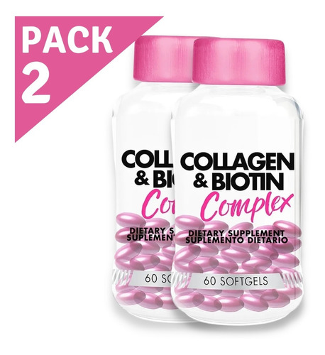 Pack Colágeno Healthy América - Collagen Biotin Complex