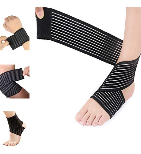 Elastic Knee Brace Compression Bandage Wrap Support For Legs