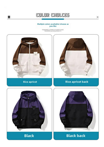 Chaqueta Deportiva Con Capucha De Otoño Para Hombre