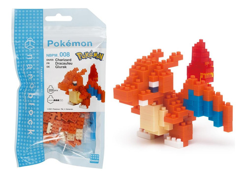 Nanoblock - Pokémon - Charizard, Kit De Construcción De La S