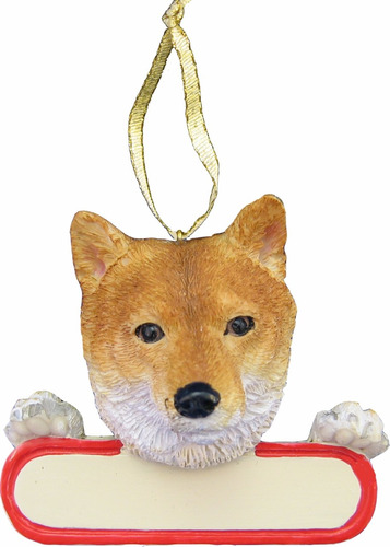 Shiba Inu Perro Pal De Papa Noel Navidad Adorno