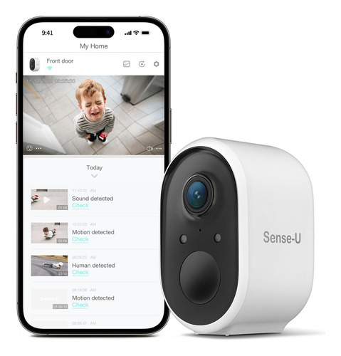 Sense-u Camara De Seguridad Inalambrica Para Exteriores E I