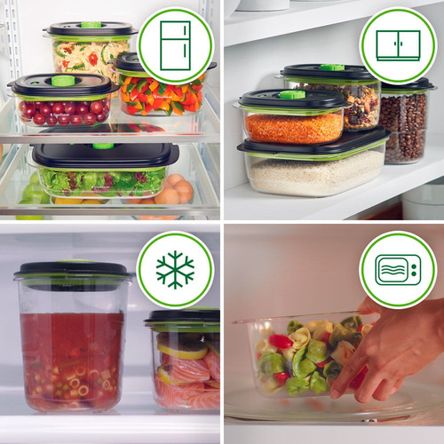 Imagen 6 de 8 de Pack Contenedores Foodsaver® Marinador 700 Ml, 1.2 Y 1.8 Lt