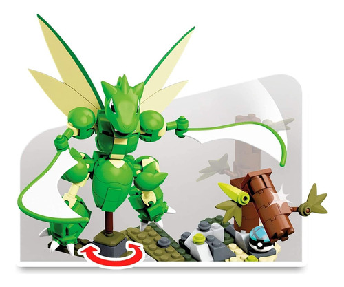 Mega Construx Pokemon Slashing Scyther Set De Construcción