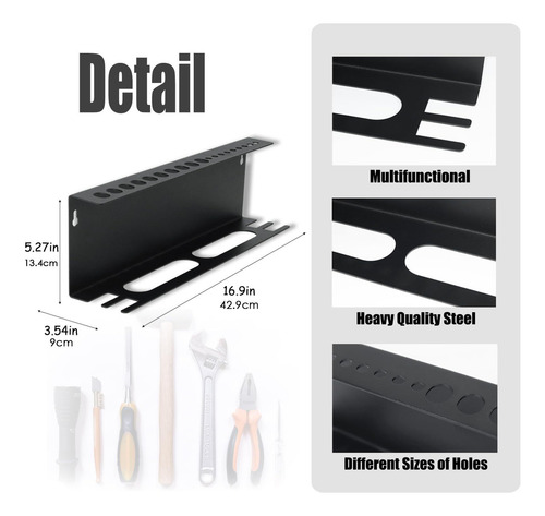 Estante De Pared Para Almacenamiento De Herramientas Manuale