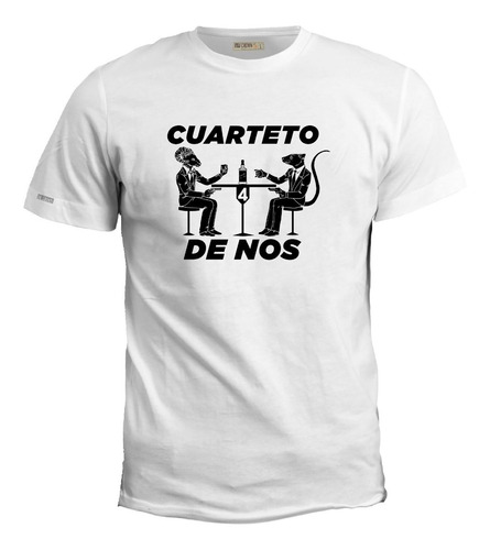 Camiseta El Cuarteto De Nos Fuego Rata Cabra 4 Mesa Irk 