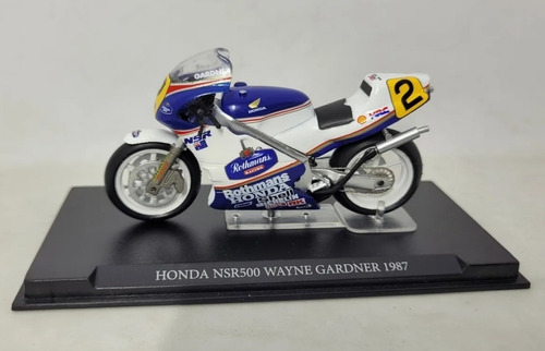 Moto Colección Honda Nsr500 Escala 1:24 Wayne Gardner 1987