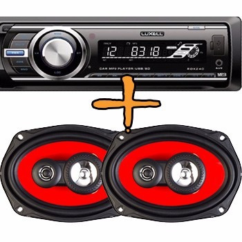 Stereo Luxell Sd Usb Aux Bluetooth Desmontable + 6x9 300w