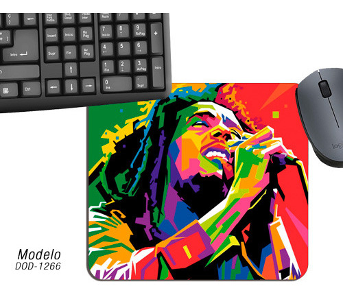 Mousepad Bob Marley Disco Musica Reggae Personalizado 1266