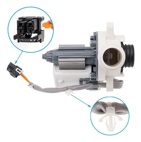 Bomba De Desagüe Siwdoy Wh23x28418 Compatible Con Lavadora