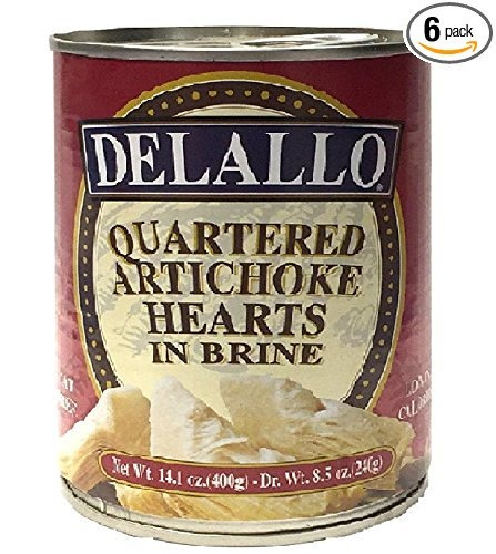 Delallo En Cuartos Alcachofas, 14.1 -ounce Unidad (paquete D