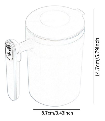 Caneca De Café Com Agitação Automática, Copo De Rosa