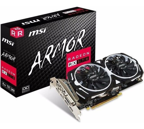 Tarjeta De Video Msi Radeon Rx 570 Armor Oc 8gb Ddr5 Tranza