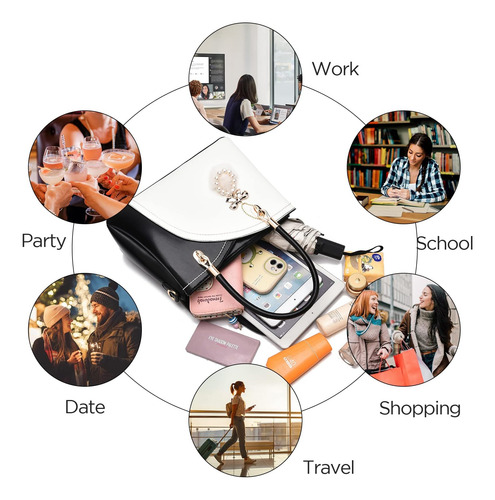 I Ihayner Bolsos De Cuero Para Mujer Bolsos Para Niñas Con