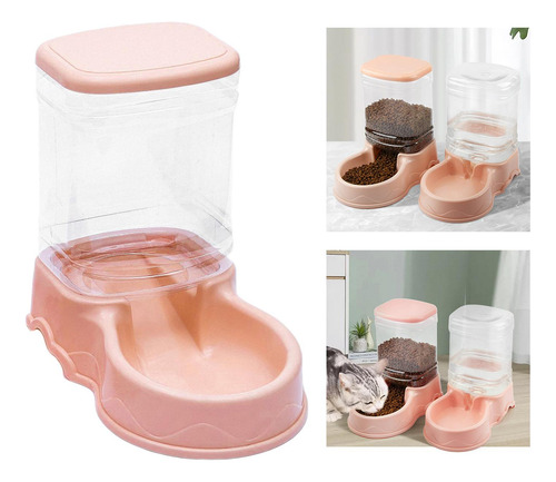 Dispensador Automático De Agua Para Mascotas Plato Para