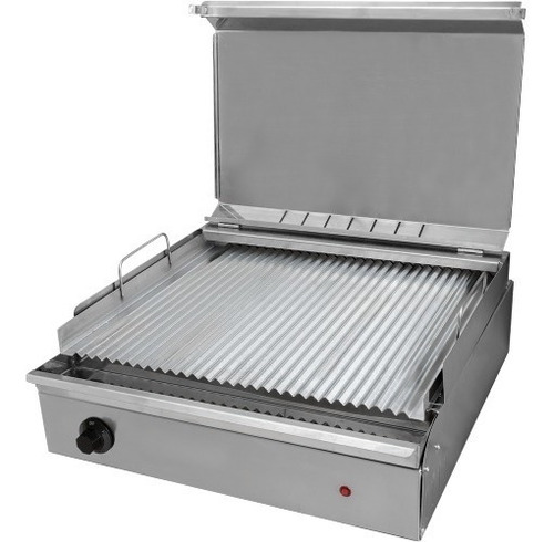 Parrilla Eléctrica Ac.inox Con Tapa 50x44 - Speedy Grill