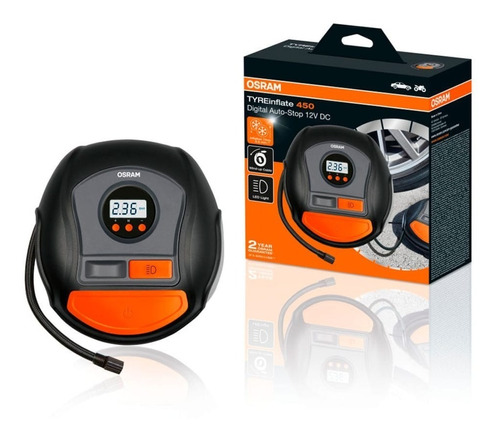 Compresor Digital Osram Tyreinflator 450