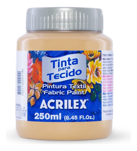 Tinta Para Tecido Fosca 250ml Acrilex