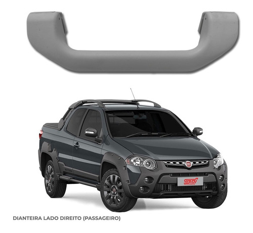 Alça De Teto Dianteira Direito Fiat Strada 2014 Original