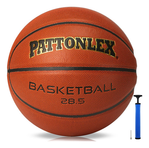 Pattonlex Baloncesto Para Mujer, Talla 6, 28.5, Cuero Compue