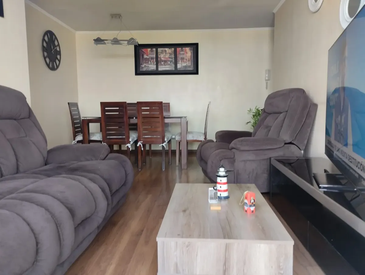 Imagen 3 de 14 de Bonito Departamento En Venta,3 Dormitorios, Cómodo, Luminoso