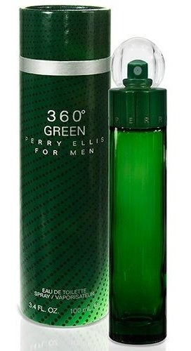 Perry Ellis 360 Green Para Hombres, 3.4 Fl Oz Edt